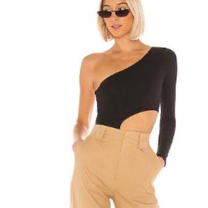 superdown cutout black bodysuit